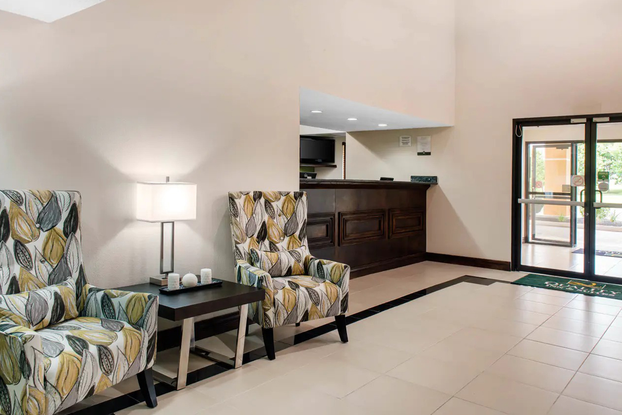 Comfortable hotel bedroom