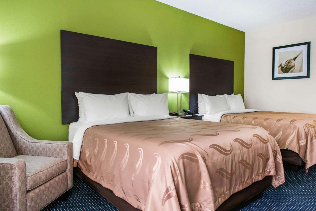 Double Bed Room at Quality Inn & Suites Anderson I-69